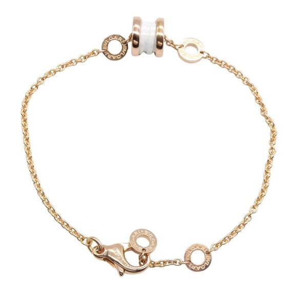 BVLGARI B-zero1 Au750 Ceramic Bracelet Size 17 - Picture 2 of 8